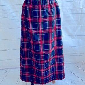 Cooley square ltd plaid tartan skirt size 12